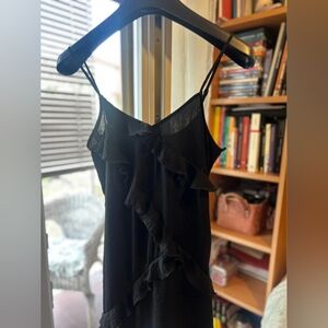 Angel Black Backless Dress